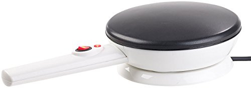 Rosenstein & Söhne Crepes Maker: Kabelloser Crêpes-Maker, Anti-Haft, Temperatur-Automatik, 20 cm, 800 W (Crepe Maschine, Pfannkuchen Maschine, Waffeleisen)