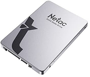 Netac SSD 256GB, SSD Festplatte Intern Sata 3.0 2,5 Zoll für Laptop, PC, Desktop (N530S, Aluminiumlegierung, Silber grau)