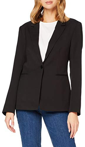 ICHI IHLEXI BL Damen Blazer Kurzblazer Jacke EIN-Knopf-Blazer mit Stretch und Reverskragen