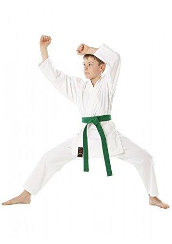 Kinder Karateanzug, Tokaido Shoshin, 8 oz., Hose mit Schnürbund, Karategi, weiß