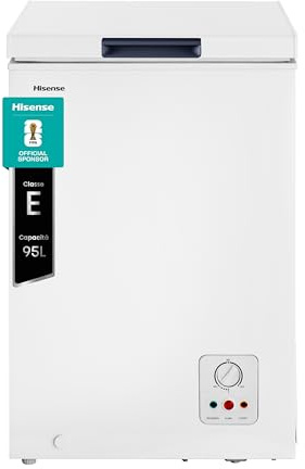 Hisense MCF95E Gefrierschrank, 95 l, leise, 40 dB, Weiß, 54,6 x 47,9 x 85,4 cm