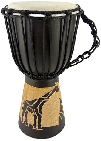 Djembe Trommel Bongo Drum Handtrommel Buschtrommel Percussion Kinder Fair Trade 30cm