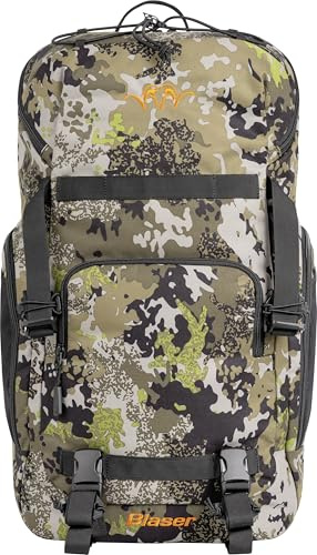 Blaser – Ultimate Backpack S | Modularer Jagdrucksack 30 L | MOLLE-System & Trinksystem-kompatibel | Dunkelbraun & HunTec | Kompressionsriemen & Stauraum (HunTec)