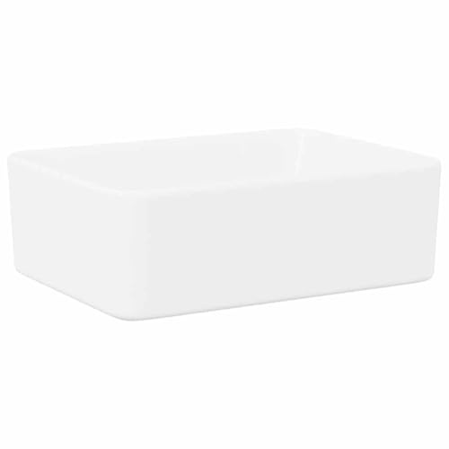 vidaXL Waschbecken 40 x 30 x 13 cm Keramik Weiß