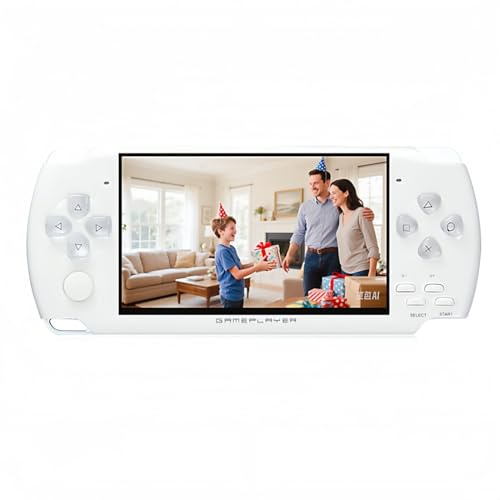 JXD Tragbare Spielkonsole, 4,3 Zoll, X6, kompatibel mit mehreren Simulatoren, Videospielkonsole, Retro, MP4/E-Book, TV-Ausgang, tragbarer Player, Weihnachtsgeschenke