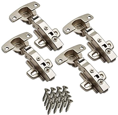 SOTECH 4 Stück Hettich Sensys Topfband 8645i TH52 110 Grad Eckanschlag Höhe/Distanz 1,5 mm mit Soft Close inkl M4x16mm Schrauben Integrierte Dämpfung Automatikscharnier für Kleiderschrank