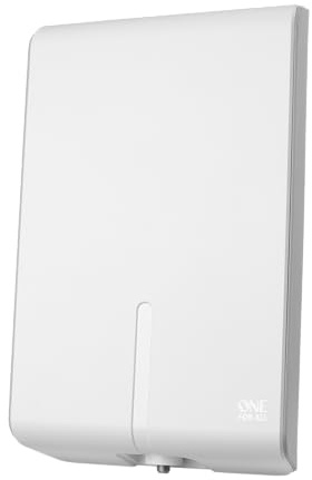 Unbekannt One for All – 3G/4G/5G-blockfilter – DVB-T2 Außenantenne– Digital-TV 4K Ultra HD – Signal Clear-Technologie – 0 bis 50 km Reichweite – Weiß – SV9455-5G