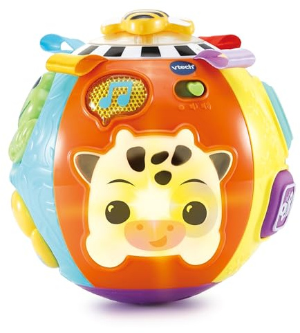 VTech Baby - Babys Entdeckerball – Buntes Spielzeug mit Liedern, Geräuschen und Formen für endlosen Entdeckerspaß – Für Kinder von 6-36 Monaten