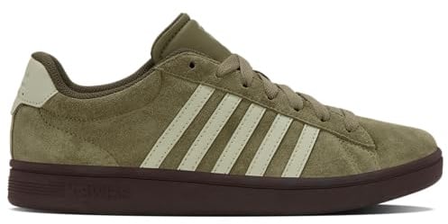 K-Swiss Herren Court TIEBRK II SDE Sneaker, Green, 43 EU