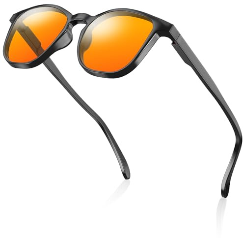 SURFOU Blaulichtfilter Brille Damen und Herren, Computerbrille Gaming Schutzbrille ohne Sehstärke, Anti-Müdigkeit, Bildschirmbrille, Blaufilter, Augenentspannung, Bildschirmarbeit
