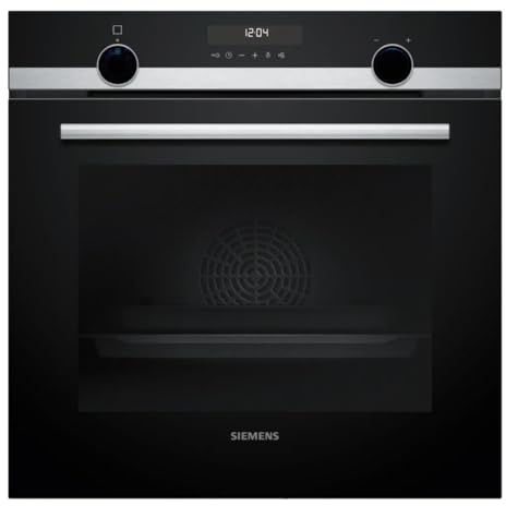 Siemens iQ500 Smarter Einbau-Backofen 60 x 60 cm Edelstahl HB578HBS7 | activeClean®, Online-Support, Kindersicherung, 71 l Nutzinhalt, coolStart ohne Vorheizen, Schnellaufheizung und coolStart