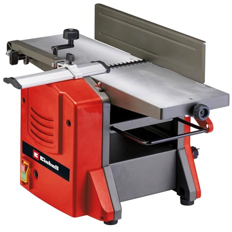 Einhell Stationäre Hobelmaschine TC-SP 204/2 (1500 W, 9000 min-1, 204 mm Hobelbreite, stabile Konstruktion zum Dickenhobeln und Abrichten, ausziehbarer Ausgabebügel)