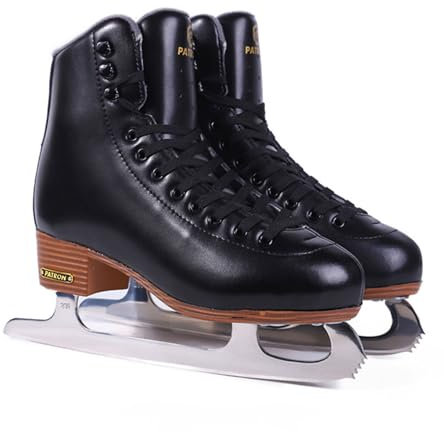 SerendipitousWhisper Eislaufschuhe für Kinder,Eiskunstlauf Eislaufschuhe,Schlittschuhe aus Edelstahl,Schnürung,ideal für Einsteigerinnen,für Jugendliche als auch für Erwachsene Männer geeignet
