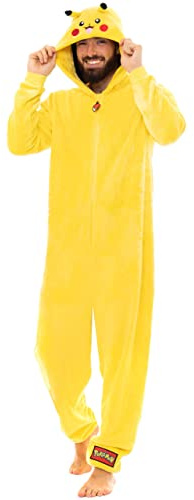 Pokemon Herren Schlafoveralls Pikachu