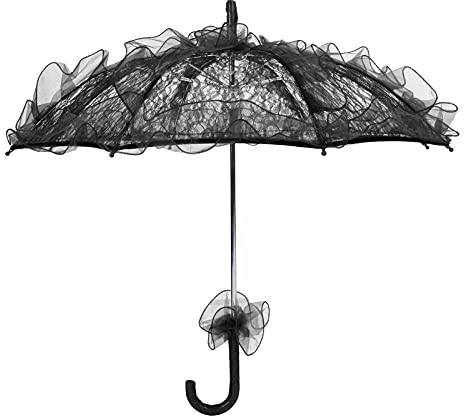 Hochzeits-Spitzenschirm, Vintage-Regenschirme mit Handgefertigten Blumenstickereien, Romantischer Vintage-Regenschirm mit Floraler Spitze, Romantische Brautfoto-Requisiten, Damenkostüm-Zubehör für die