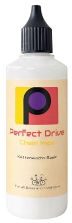 Perfect Drive Chain Wax – Flüssigwachs für Fahrradkette – Sauber, leise & langlebig – Kettenwachs für Rennrad, Gravel, MTB & E-Bike - Alternative zu Kettenöl – (100ml)