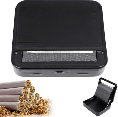 Zigaretten Rollbox 6 7 8MM Durchmesser Rollmaschine 70MM Stopfmaschine | mit 100PCS Zigarettenpapier Metall Rollmaschine Drehmaschine Zigaretten 6MM Slim Cigarette Rolling Machine Longpaper