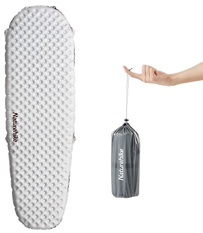 Naturehike Camping Isomatte Ultraleicht 5,8 R-Wert, 8 cm Dicke Aufblasbare Isomatte 4 Jahreszeiten Luftmatratze Selbstaufblasend, schlafmatte für Camping, Outdoor, Wandern