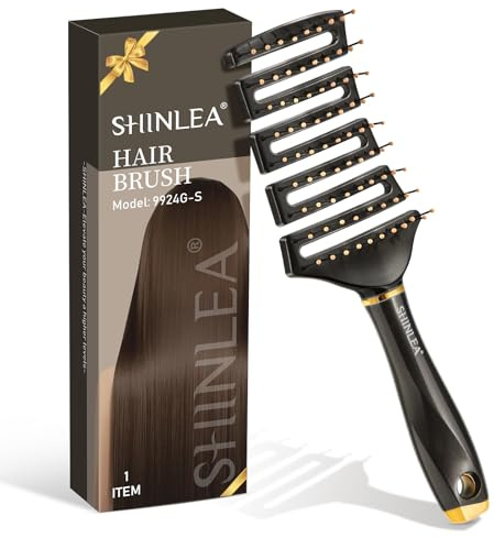 Haarbürste,SHINLEA Haarbürste Ohne Ziepen für Herren, Damen und Kinder，Sind für Dickes Haar und Lange & Curle Geeignet, Wet Detangler Bürste für All Haar Types