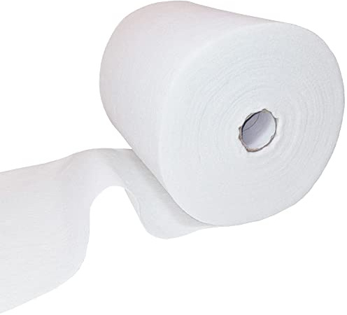 Spezialvlies für Dachabdichtung, Dachvlies, Vlies für Flüssigkunststoff, 110 g/m2, 0,25x50m, Stabilisierungsvlies, Bauvliesstoff zur Armierung von Flüssigabdichtung, Polyestervlies