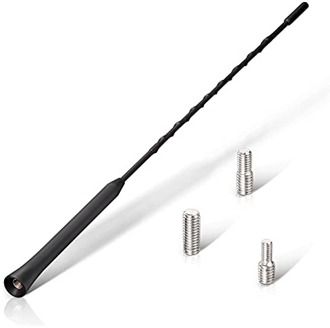 Eightwood Autoantenne FM DAB Autoradio Antenne Dachantenne Auto 40cm Ersatzantennenstab Auto Antenne mit starker FM/DAB-Empfangsfunktion
