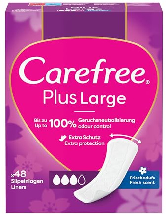 Carefree Slipeinlagen Plus Large 48er
