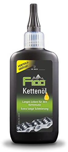DR. WACK F100 Kettenöl für Fahrrad 100 ml - Kettenschmiermittel für weniger Verschleiß & Reibung - Kettenpflegeöl mit Langzeitwirkung - Schmiermittel für alle Fahrräder - Hochwertige Fahrradpflege