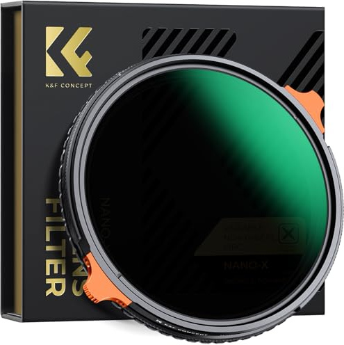 K&F CONCEPT Nano-X ND Filter 67mm CPL&ND4-ND64 2 in 1 multifunktionaler Graufilter und CPL Filter Polfilter