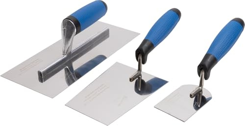 TrendLine Kellen-Set 3-teilig Glättekelle Maurerkelle Putzkelle Maurerwerkzeug