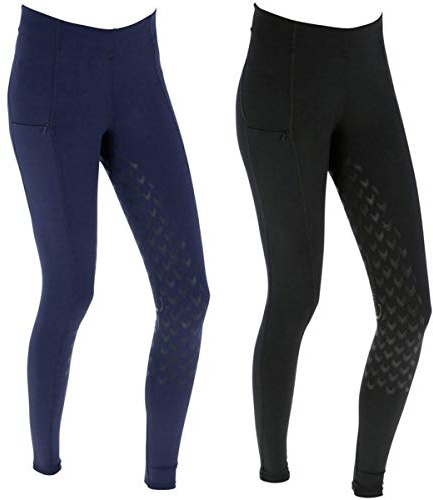 Covalliero Kerbl Reitleggings Equona, Vollbesatz, Mädchen Dunkelblau, 140/146