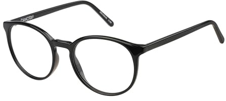 Dakota Brille mit Sehstärke (Modell DKO-AOU 03-104) für Unisex, Rund, gefertigt aus Acetate , optional mit Sonnenbrillen tönung oder Blaulichtfilter