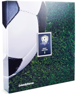 Leuchtturm 371660 Franz Pro Fußball Sammelkartenalbum für 35 Hüllen A4 mit 315 Karten, Hardcover, Hüllen nicht enthalten