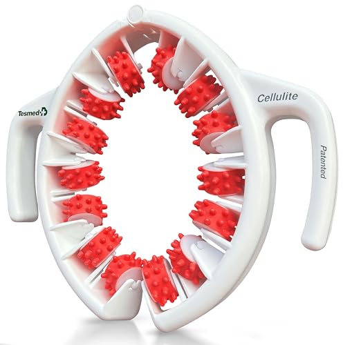 TESMED CELLULITE Manuelles Anti-Cellulite Massagegerät Made in Italy - Patentiert - Getestete Wirksamkeit - Massage-Roller für Oberschenkel, Gesäß, Hautstraffung