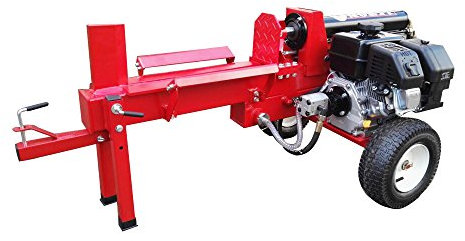 Varan Motors LS12T Vertikaler Holzspalter mit 6,5 PS, 12 Tonnen, bis zu 35 cm Durchmesser, fahrbar