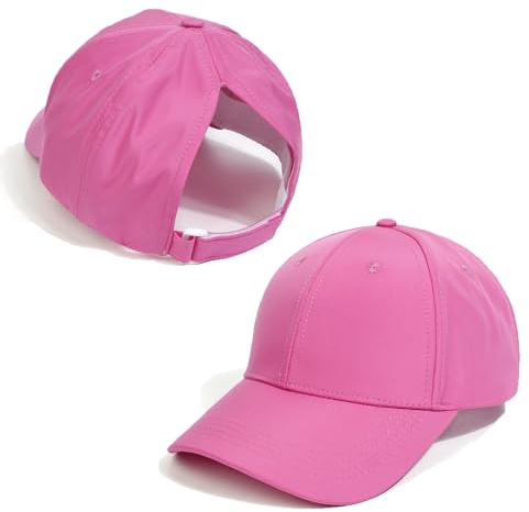 YAMEE Baseballkappe Pferdeschwanz für Kinder,Basecap für Mädchen Weich Atmungsaktives,Sonnenhut Kinder Sommer UV-Schutz,Baseball Cap Kinder Sport
