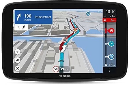 TomTom LKW Navi GO Expert Plus (7 Zoll-Display, Routenführung und POIs für große Fahrzeuge, TomTom Traffic inklusive, Weltkarten, Echtzeitwarnungen zu Beschränkungen)