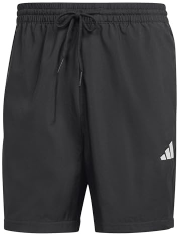 adidas Herren Essentials Small Logo Chelsea Shorts, Black/White, L