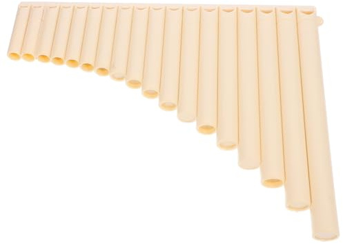 Yardwe Tragbare 18-Rohr PanflöTe C-Ton Professionelle PanflöTe FüR AnfäNger Mit Aufbewahrungstasche Leichtes Musikinstrument FüR Schule Und Ausbildung
