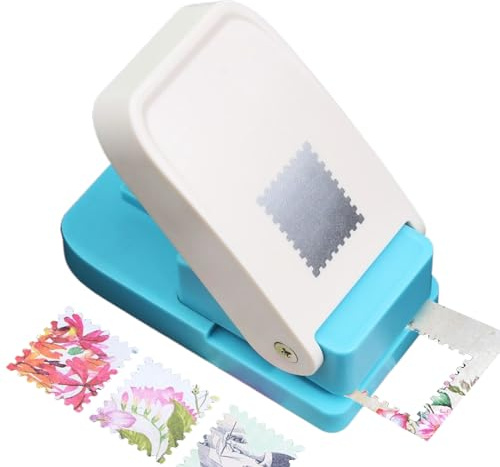Stanzer Quadrat | 9 * 9 * 5 Cm Tragbar Motivstanzer Briefmarke | Großer Aufwand Sparen Prägestempel | Quadratischer Stanzer | Für Karton, Scrapbook, Briefumschläge, Etiketten, Verpackungen, Basteln