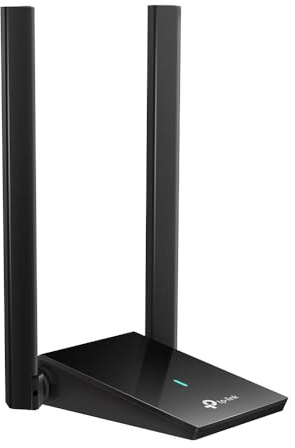 TP-Link Archer TX20U Plus WLAN Stick Für PC, WiFi 6 AX1800 Dual Band, USB 3.0, MU-MIMO, Antennen mit hoher Verstärkung, WPA3-Verschlüsselung, Kompatibel mit Windows 11/10, Schwarz