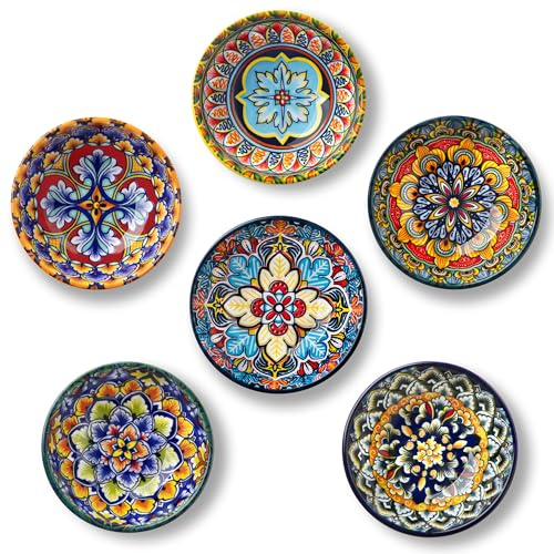 vancasso Keramik Dipschalen 6er-Set, SIMI 80ml Dipschälchen, Saucenschälchen, Tapas Schalen Set, dessertschalen, Snackschalen, kleine Schälchen für Dip, Sojasauce, Sushi, Snack, Dessert, Gewürz