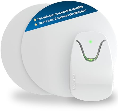 Babysense 7 Baby-Bewegungsmonitor, Deckt das Ganze Bett mit 2 Sensormatten ab, nur für den Heimgebrauch