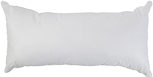 Newgen Medicals Kopfkissen: 2in1-Wasserkissen mit Flauschiger Faserfüllung, Baumwollbezug, 40x80cm (Rückenschläfer Kissen, Nackenkissen Bett, Bettwäsche)