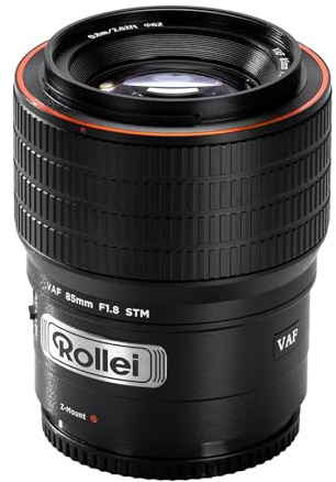 Rollei AF 85 mm F/1.8 Vollformat Objektiv für Nikon Z mit STM-Autofokus | HFT-X Beschichtung | Vollmetall Gehäuse 477g Kompatibel mit Kamera APS-C Z50/Z30/Zfc und Full Frame Z9/Z8/Z7/Z6/Z5 Series