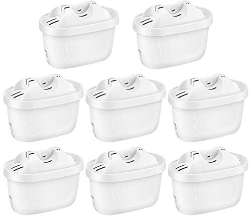 isinlive 8 Pack Wasserfilter für Brita Wasserfilterkartuschen Kompatibel mit Brita Maxtra+, für Style, Mavea Elemaris XL Wassertank - 8 Stück
