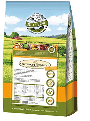 Bellfor Naturgut-Schmaus Hundefutter mit Insekten 4 kg – Hochwertiges kaltgepresstes hypoallergenes Trockenfutter, 82% Insektenprotein aus Schwarzer Soldatenfliege, Monoprotein, getreidefrei