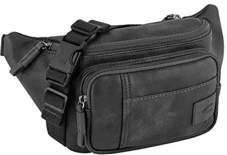 camel active Laos Herren Gürteltasche Bauchtasche Klein Schwarz