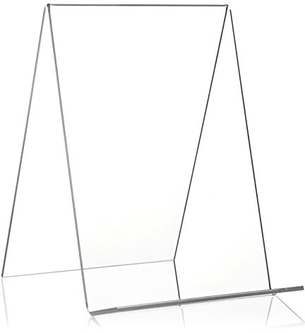 Buchständer/Buchaufsteller als Warenträger und Schrägsteller im DIN A5 Format aus original PLEXIGLAS®