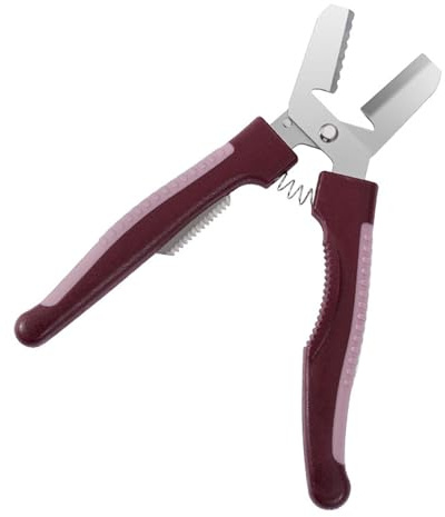 Gralara Kastanienschalen Öffner Walnuss Zange Maronizange Kastanie Schneider Maronen Messer, Premium Nussknacker mit ergonomischem Griff, Universal für alle Nüsse