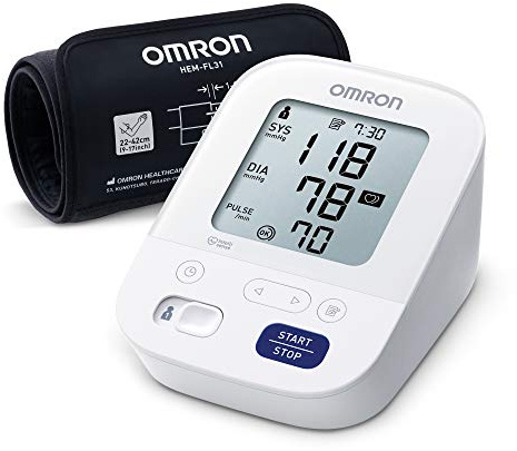 OMRON X3 Comfort - Automatisches Oberarm-Blutdruckmessgerät | Gut Stiftung Warentest 09/20, klinisch validiert | auch für Diabetiker & Schwangere | 22-42cm Intelli Wrap Manschette - sichere Anwendung
